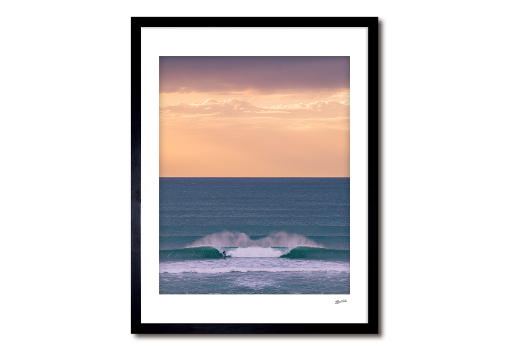 A-Frame wave with pastel skies